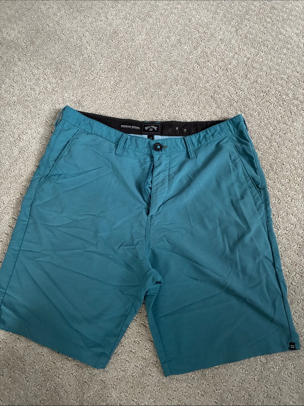 Billabong Men’s Teal Flat Front Shorts